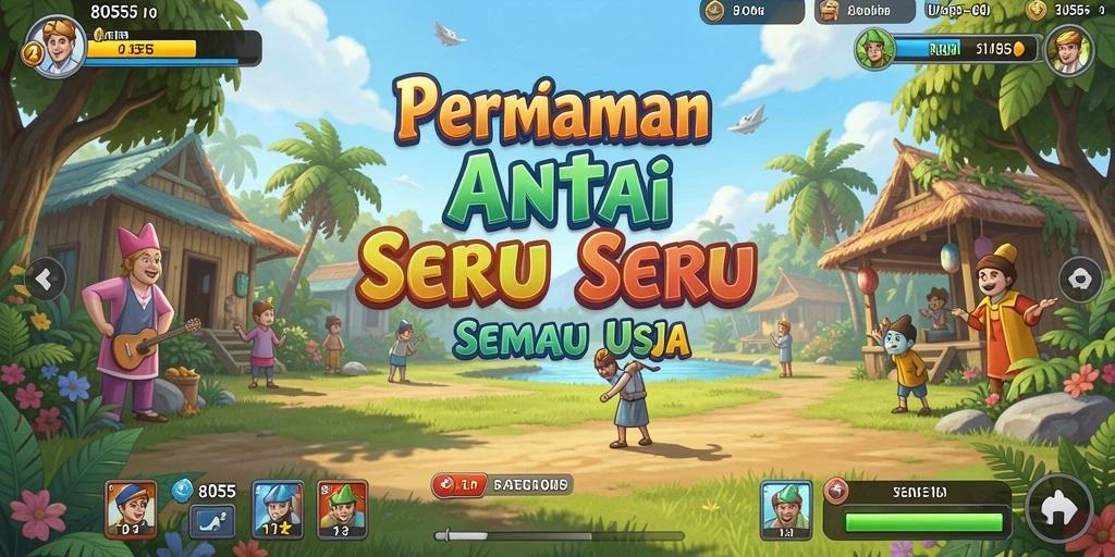 Screenshot menampilkan gameplay menarik 8055 yang seru.