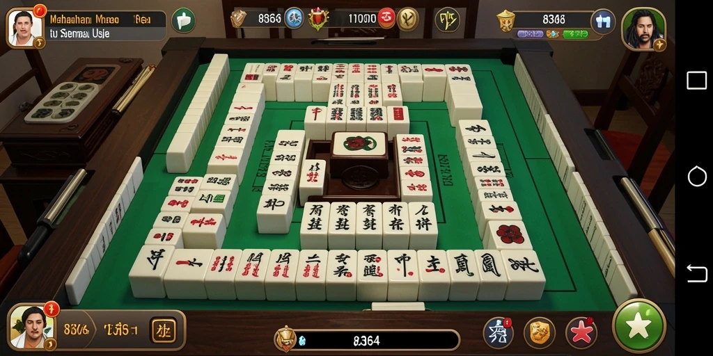 Tampilan gameplay Mahjong yang seru dan menantang di 8364.
