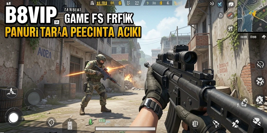 Gameplay B8VIP yang intens dan mendebarkan dalam dunia FPS.
