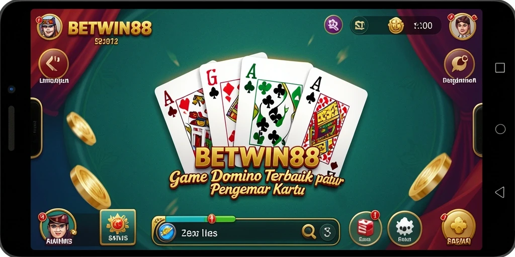 Screenshot gameplay BETWIN88 menampilkan aksi seru permainan Domino.