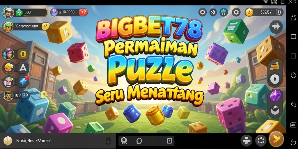 Screenshot gameplay BIGBET78 menampilkan tantangan Puzzle yang menarik.