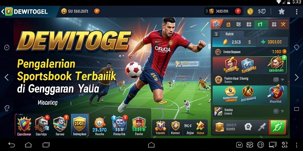 Tampilan antarmuka DEWITOGEL yang menarik dan interaktif.
