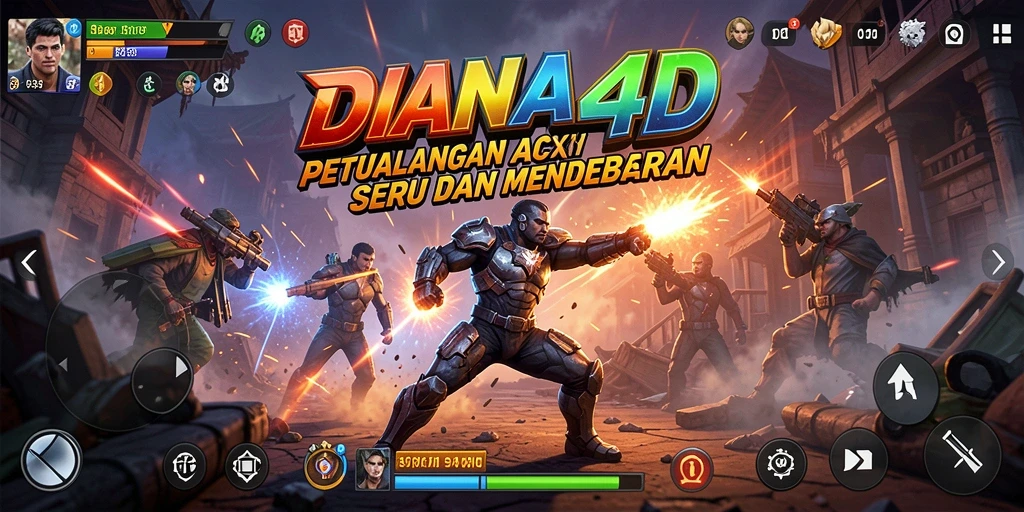 Gameplay mendebarkan di DIANA4D dengan aksi tanpa henti.