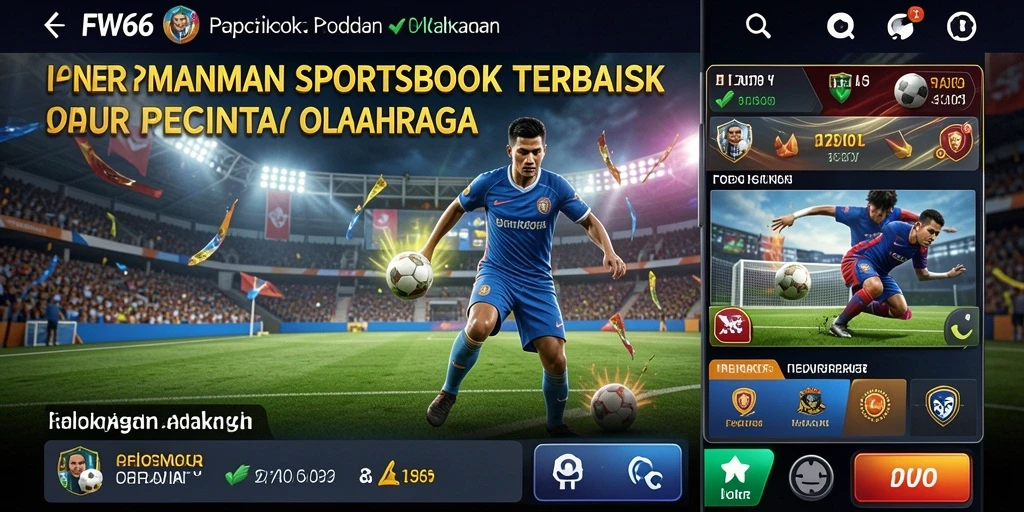 Tampilan gameplay Sportsbook FW66 yang menarik dan interaktif.