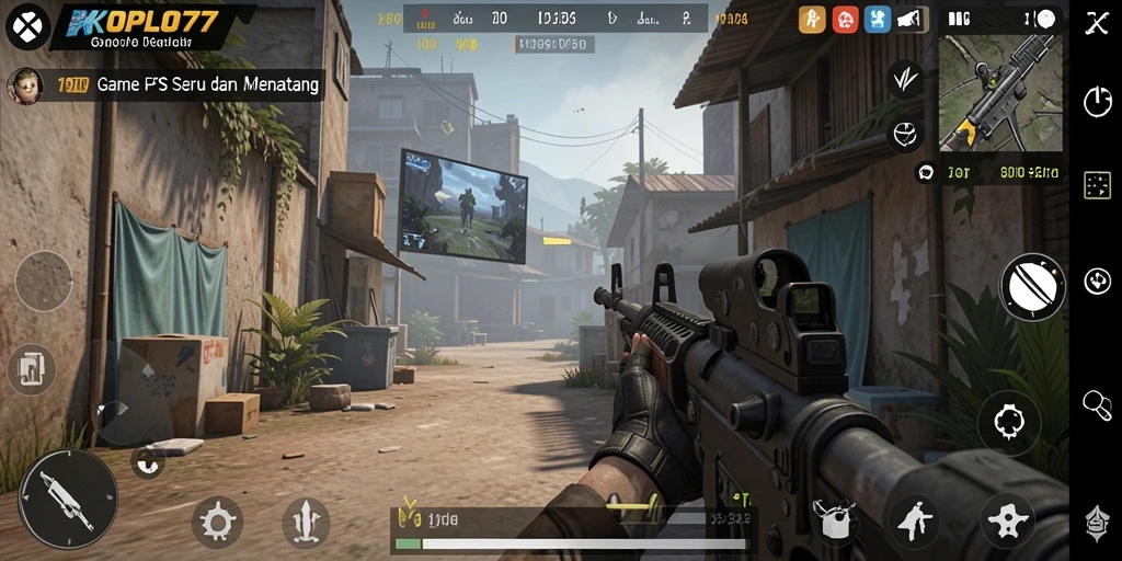 Tampilan gameplay KOPLO77 yang seru dan mendebarkan.
