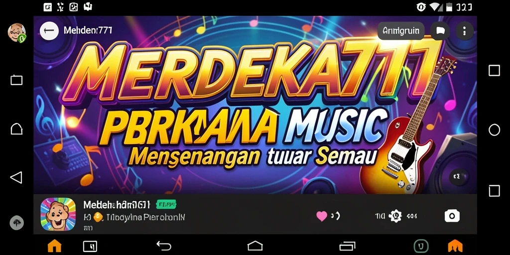 Tampilan gameplay MERDEKA777 yang penuh warna dan interaktif.