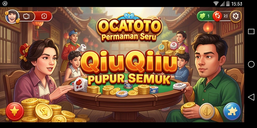 Tampilan gameplay menyenangkan dari OCATOTO dengan teman bermain.