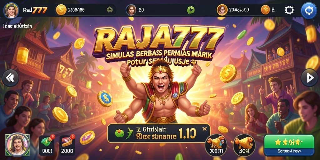 Screenshot gameplay RAJA777 menampilkan momen menarik dalam simulasi.