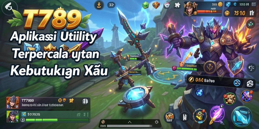 Screenshot dari antarmuka utama TT789 yang menunjukkan fitur utility aplikasi.