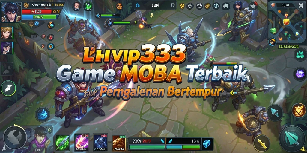 Screenshot gameplay VIP333 menunjukkan aksi pertarungan seru antar karakter.